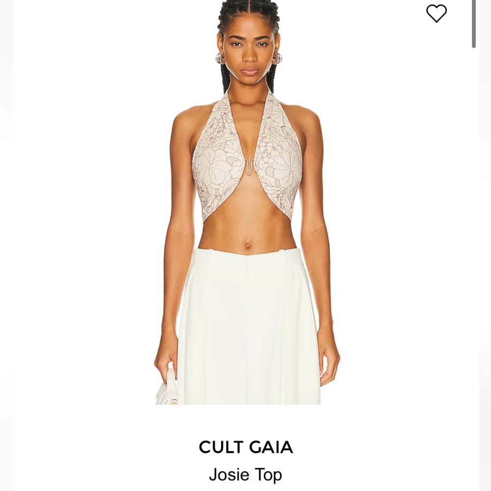 Cult Gaia Josie Mushroom Top NWT